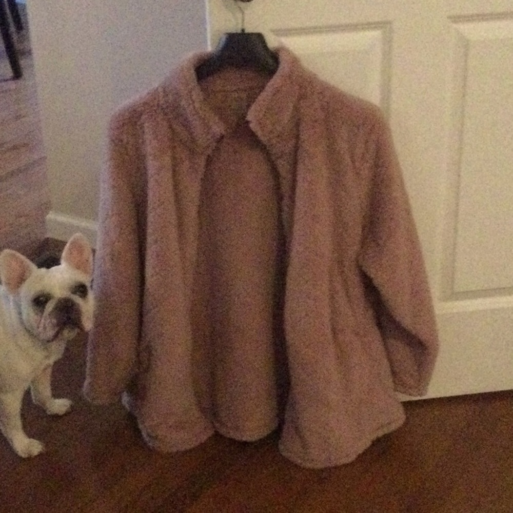 Fuzzy Jacket Brand New ( Frenchie Not Included 🙃)